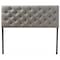 Baxton Studio Viviana Grey Upholstered Button-tufted Queen Size Headboard 120-6459 - alternate 1